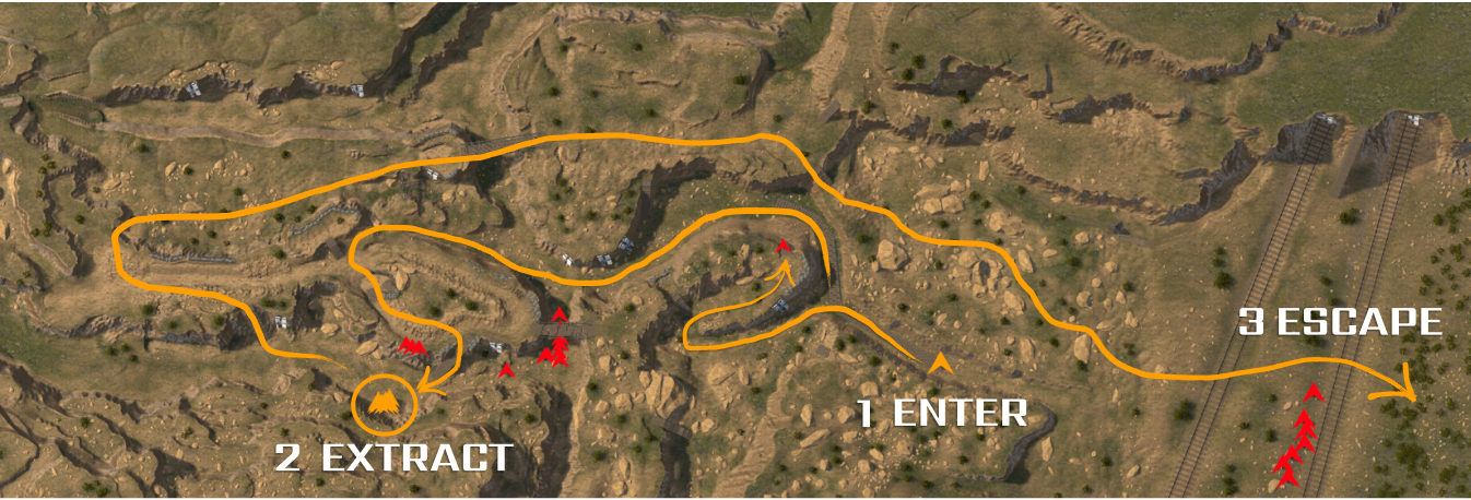 Gorge of Deliverance Mission Map